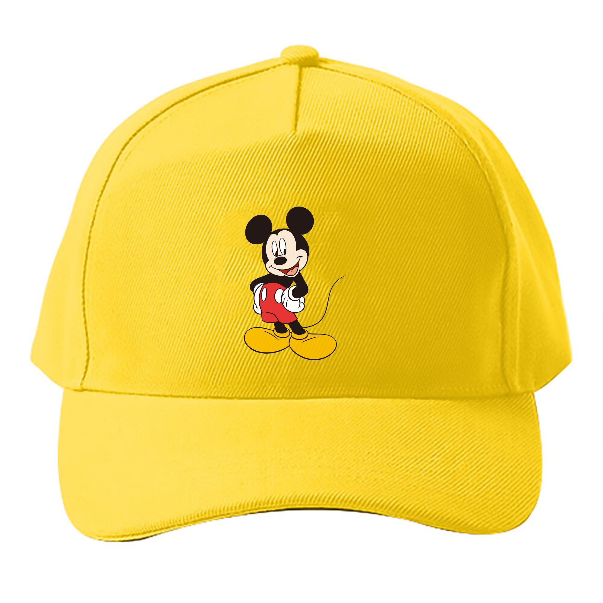 （画像用） ミッキーマウス Mickey Mouse ベースボールキャップ 綿100％ 男女兼用 帽子 スポーツ